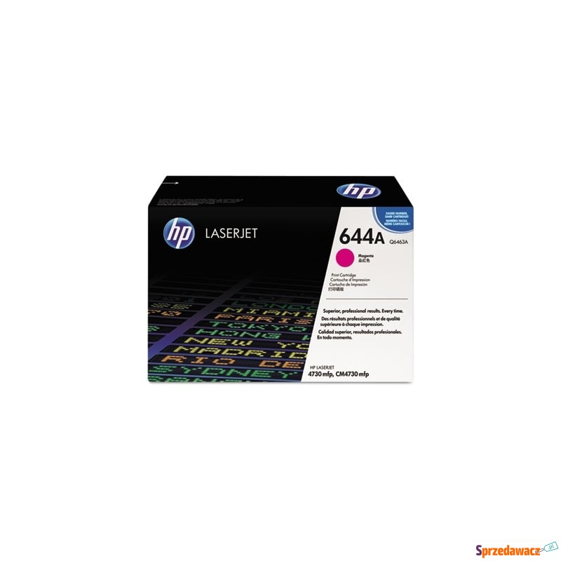 Toner Oryginalny HP 644A (Q6463A) (Purpurowy)... - Tusze, tonery - Bytom