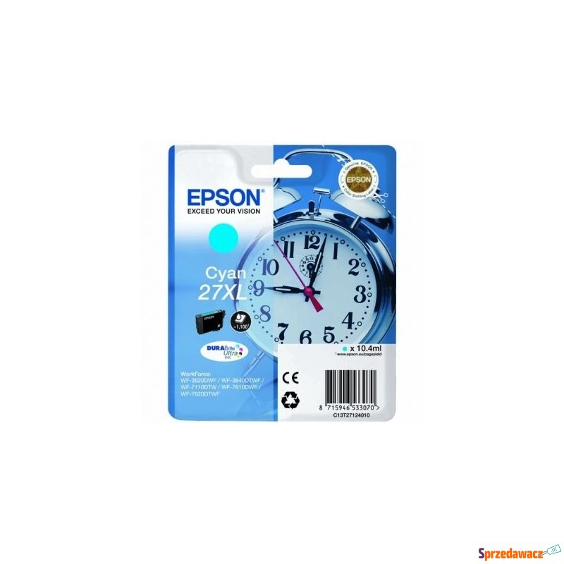 Tusz Oryginalny Epson 27 XL (C13T271240) (Błę... - Tusze, tonery - Rumia