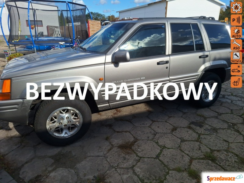 Jeep Grand Cherokee  Terenowy 1998,  5.3 benzyna - Na sprzedaż za 39 900 zł - Zieleniewo