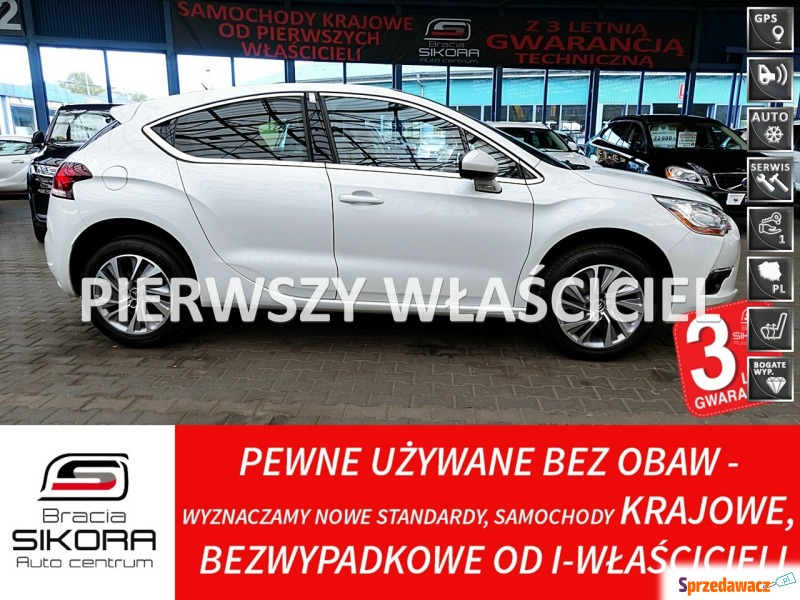 Citroen DS4 - MASAŻ+NAVI+Led Biała Perła1,6be... - Samochody osobowe - Mysłowice