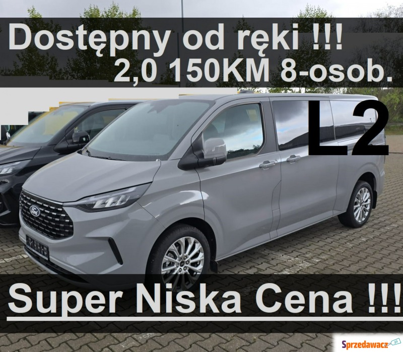 Ford Tourneo Custom  Minivan/Van 2024,  2.0 diesel - Na sprzedaż za 239 850 zł - Szczecinek