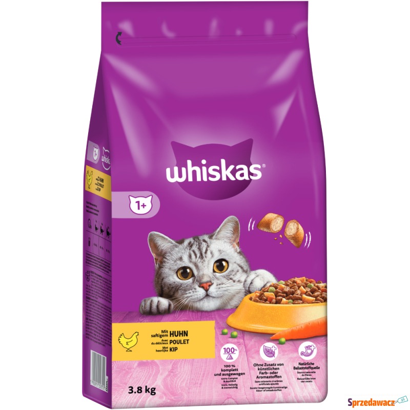 Whiskas 1+ z kurczakiem - 3,8 kg - Karmy dla kotów - Słupsk