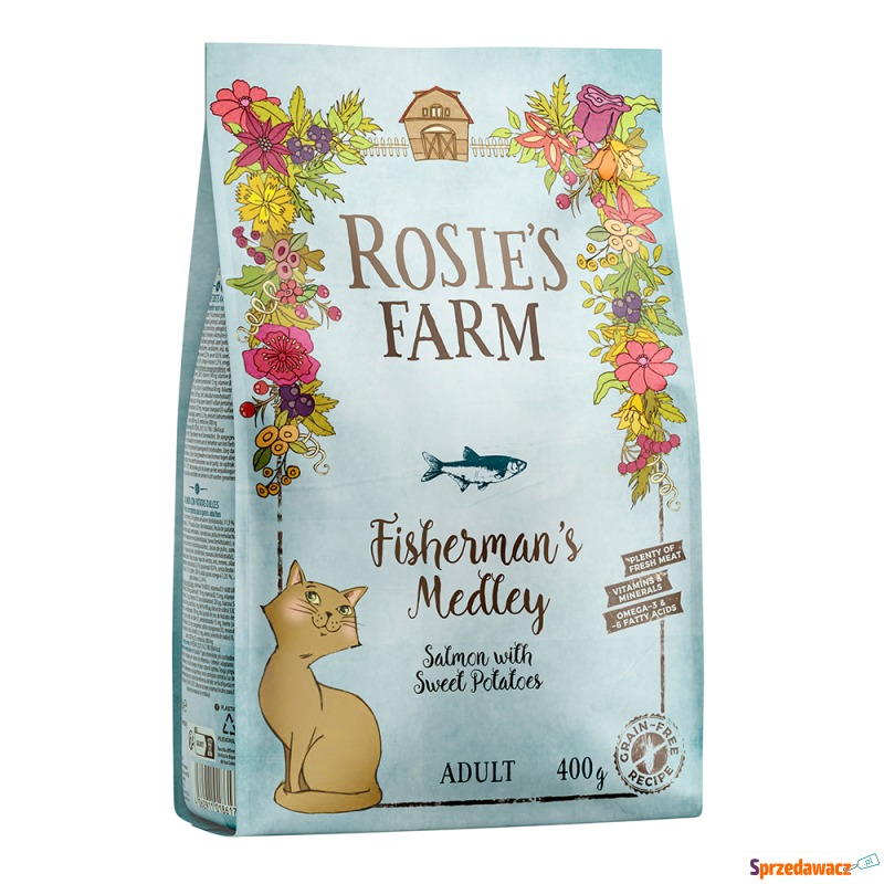 Rosie's Farm Adult, łosoś z batatami - 3 x 2 kg - Karmy dla kotów - Kołobrzeg