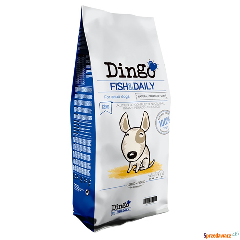 Dingo Fish & Daily z rybą karma dla psów - 12... - Karmy dla psów - Działdowo