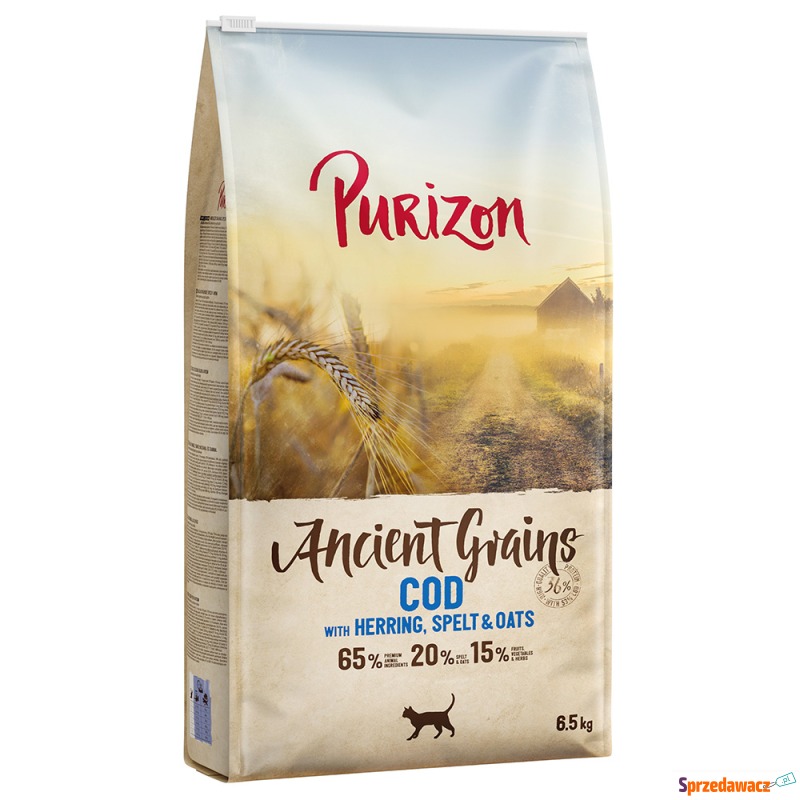 Purizon Adult, dorsz - prazboża - 2 x 6,5 kg - Karmy dla kotów - Zabrze