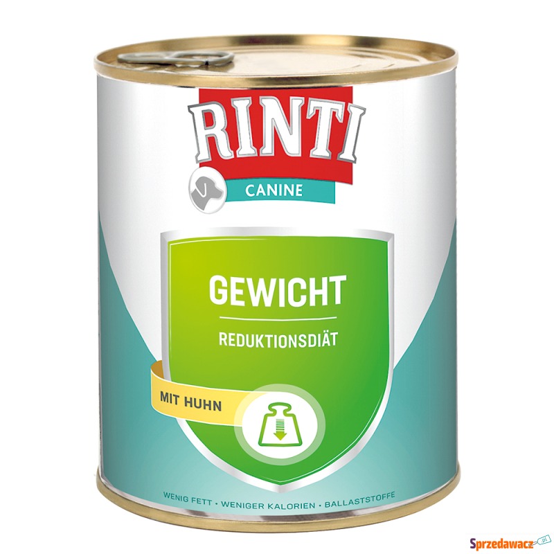 RINTI Canine Weight z kurczakiem - 6 x 800 g - Karmy dla psów - Konin