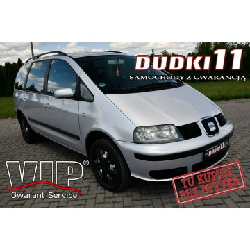 Seat Alhambra - 2,0benzyna. 7 Osobowe.Hak.Klimatr 2 str.4xEl.szyby.Serwis!!!