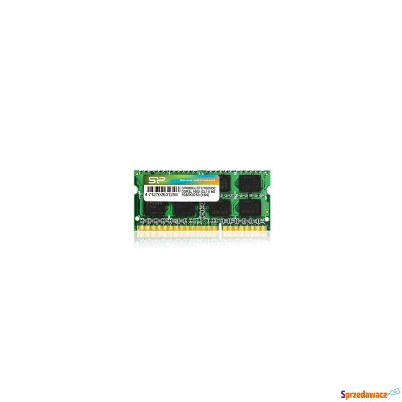 Pamięć RAM Silicon Power SODIMM DDR3 8GB (1x8GB)... - Pamieć RAM - Kędzierzyn-Koźle