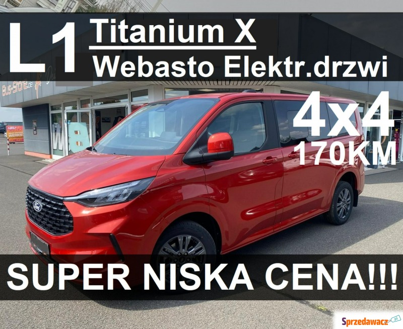 Ford Tourneo Custom  Minivan/Van 2024,  2.0 diesel - Na sprzedaż za 291 387 zł - Szczecinek