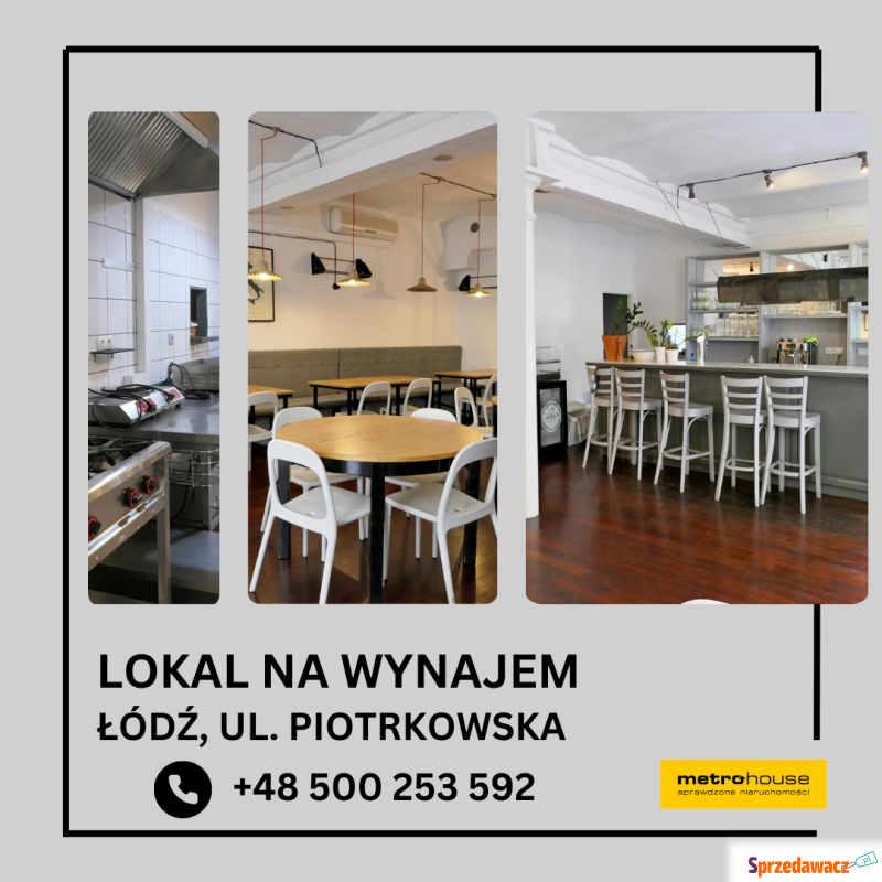 Lokal na  gastronomię wynajmę, centrum Łódzi - Lokale użytkowe do w... - Łódź