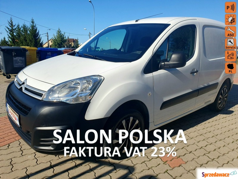 Citroen Berlingo 2018,  1.6 diesel - Na sprzedaż za 39 837 zł - Białystok