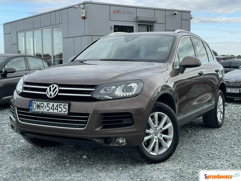 Volkswagen Touareg - 3.0 V6 TDI, 2012r. Salon... - Samochody osobowe - Wojkowice