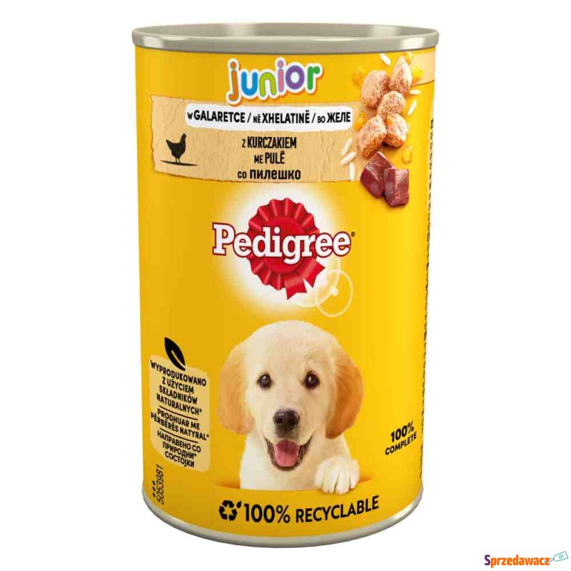 Pedigree Junior, 24 x 400 g - Z kurczakiem - Karmy dla psów - Tarnobrzeg