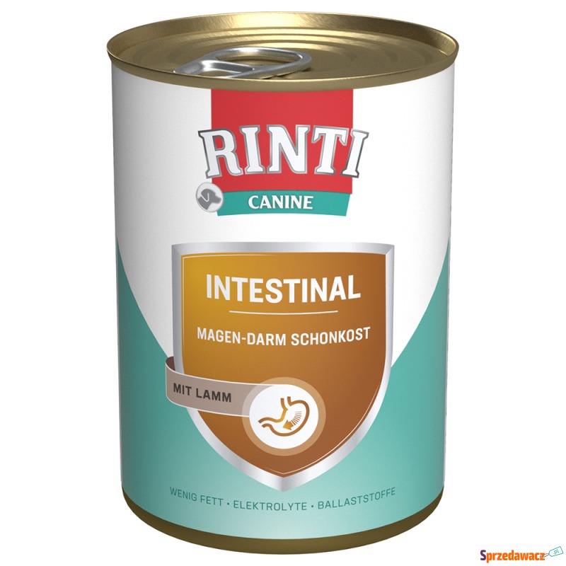 RINTI Canine Intestinal z jagnięciną, 400 g -... - Karmy dla psów - Jastrzębie-Zdrój