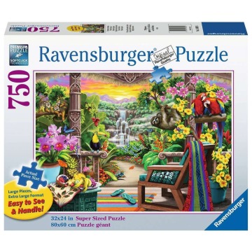 Puzzle Ravensburger Odpoczynek w tropikach 750 el.