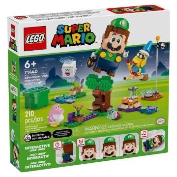 Klocki konstrukcyjne LEGO Super Mario 71440 Przygody z interaktywną figurką LEGO Luigi