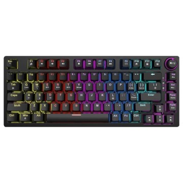 Klawiatura Klawiatura gamingowa Savio Phenix Gateron Red Pro bezprzewodowa mechaniczna podświetlana 