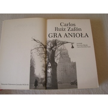 Gra anioła - Carlos Riuz Zafon - Cmentarz zap... - Książki - Brzegi - zdjęcie 5