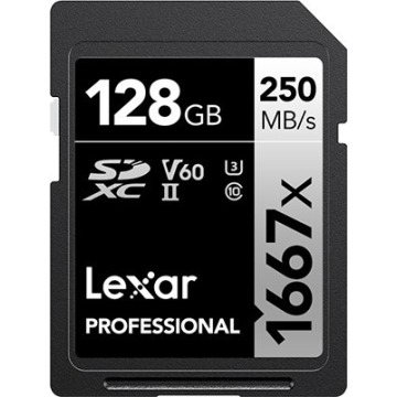 Lexar SDXC 128GB Professional 1667x UHS-II U3