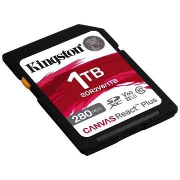 Kingston SDXC 1TB Canvas React Plus SDXC UHS-II 280R/100W U3 V60