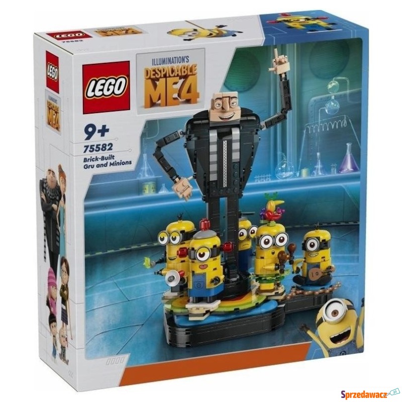 Klocki konstrukcyjne LEGO Minions 75582 Gru i... - Klocki - Gołków