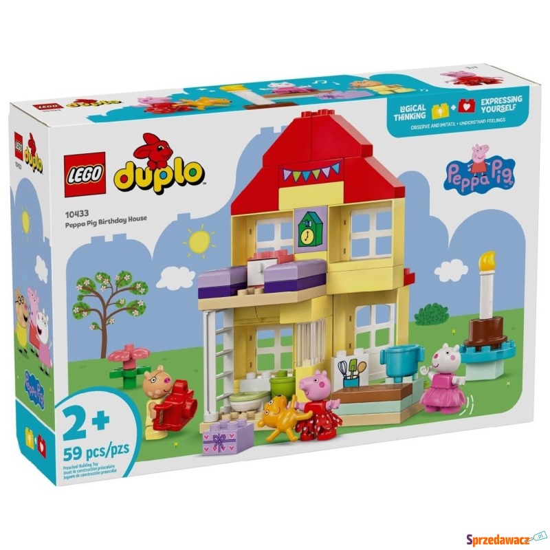 Klocki konstrukcyjne LEGO Świnka Peppa 10433... - Klocki - Krosno