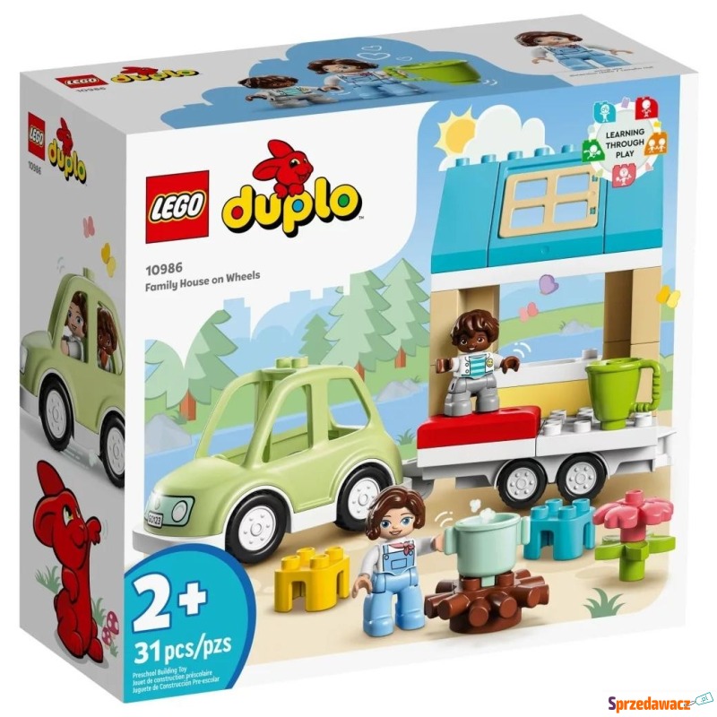 Klocki konstrukcyjne LEGO Duplo 10986 Town Dom... - Klocki - Suwałki