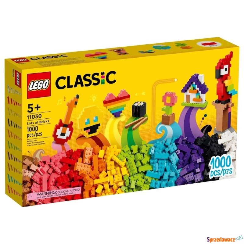 Klocki konstrukcyjne LEGO Classic 11030 Sterta... - Klocki - Szczecin