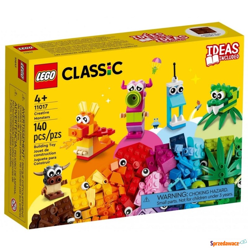 Klocki konstrukcyjne LEGO Classic 11017 Kreatywne... - Klocki - Wodzisław Śląski