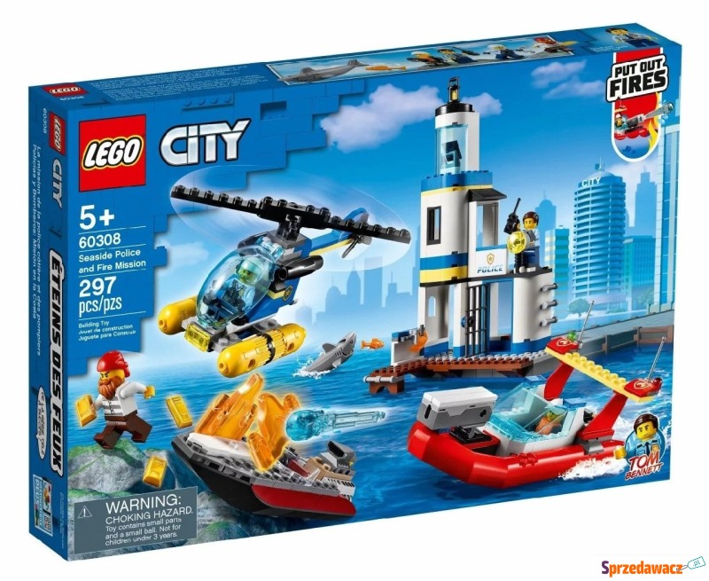 Klocki konstrukcyjne LEGO City 60308 Akcja na... - Klocki - Katowice