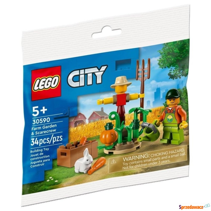 Klocki konstrukcyjne LEGO City 30590 Ogród na... - Klocki - Dąbrowa Górnicza