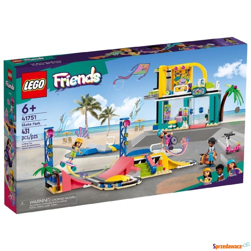 Klocki konstrukcyjne LEGO Friends 41751 Skatepark - Klocki - Bytom