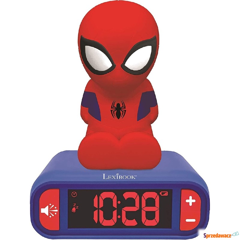 Lexibook Spiderman Budzik 3D z Lampką - Zegarki - Piła