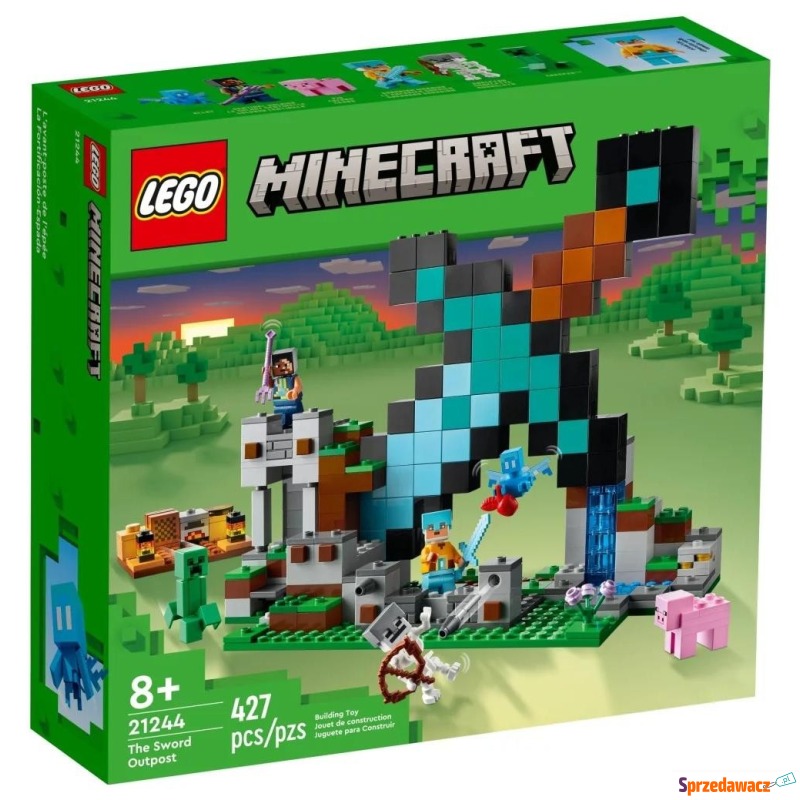 Klocki konstrukcyjne LEGO Minecraft 21244 Bastion... - Klocki - Siedlce