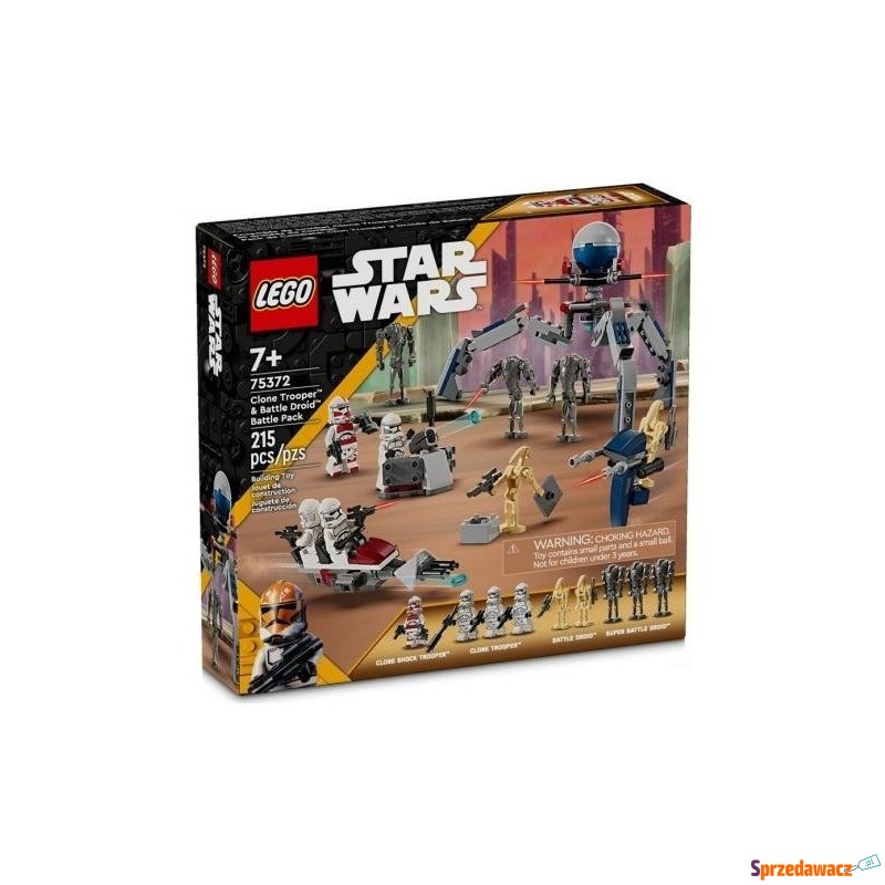 Klocki konstrukcyjne LEGO Star Wars 75372 Clones... - Klocki - Poznań