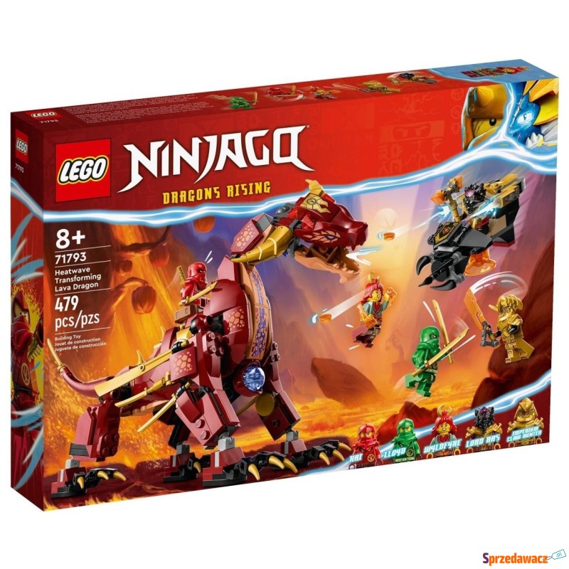 Klocki konstrukcyjne LEGO Ninjago 71793 Lawowy... - Klocki - Bielsko-Biała