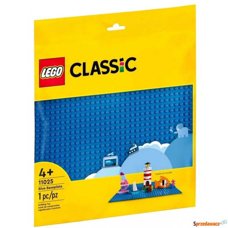 Klocki konstrukcyjne LEGO Classic 11025 Niebieska... - Klocki - Grójec