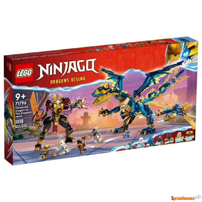 Klocki konstrukcyjne LEGO Ninjago 71796 Smok... - Klocki - Kędzierzyn-Koźle