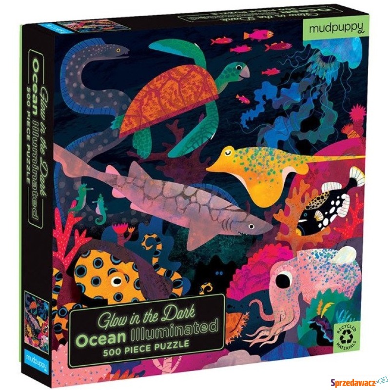 Puzzle Mudpuppy Świecące w Ciemności Ocean 500... - Puzzle - Starogard Gdański