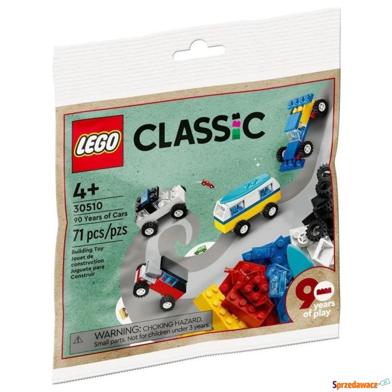 Klocki konstrukcyjne LEGO Classic 30510 90 lat... - Klocki - Lubin