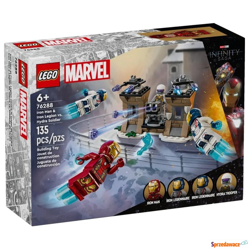 Klocki konstrukcyjne LEGO Super Heroes 76288 Iron... - Klocki - Tarnów