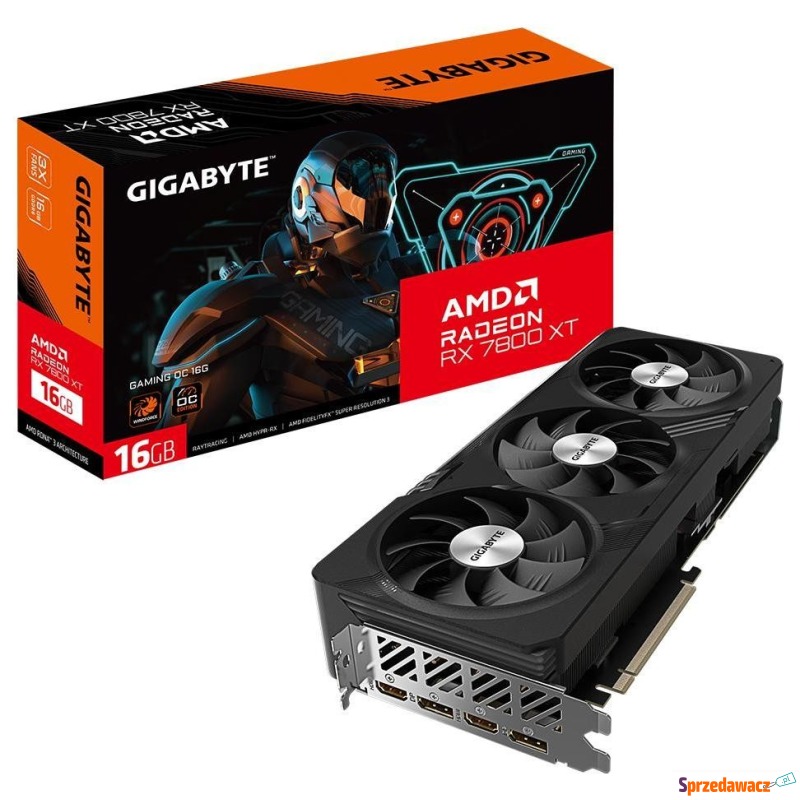 Gigabyte Radeon RX 7800 XT Gaming OC 16GB GDDR6 - Karty graficzne - Inowrocław