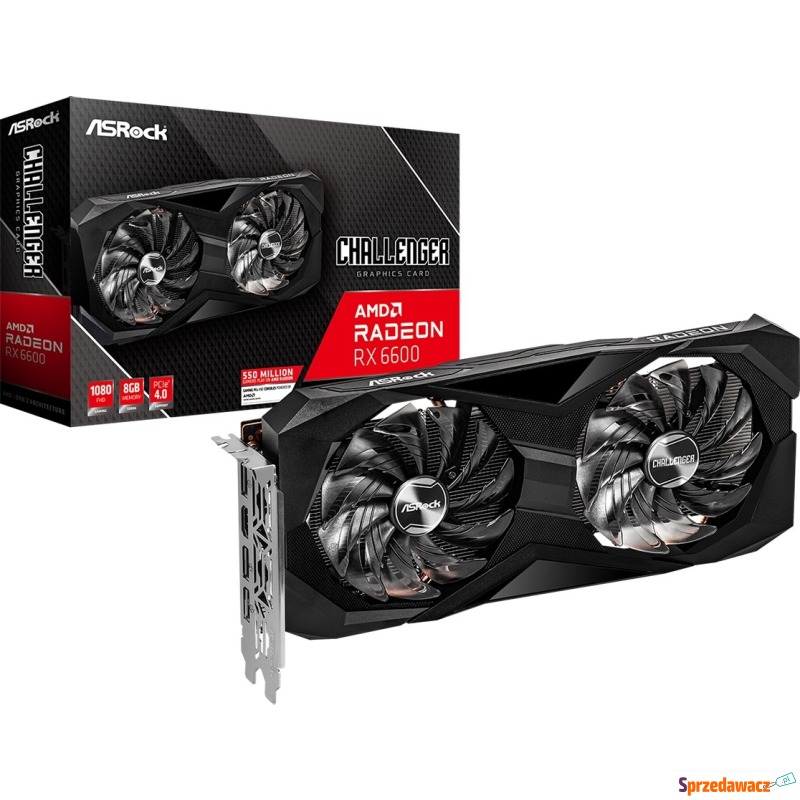 ASRock Radeon RX 6600 Challenger D 8GB GDDR6 - Karty graficzne - Otwock