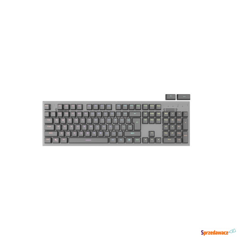 Genesis Lead 300 szare Double Shot Keycaps - Klawiatury - Gdynia