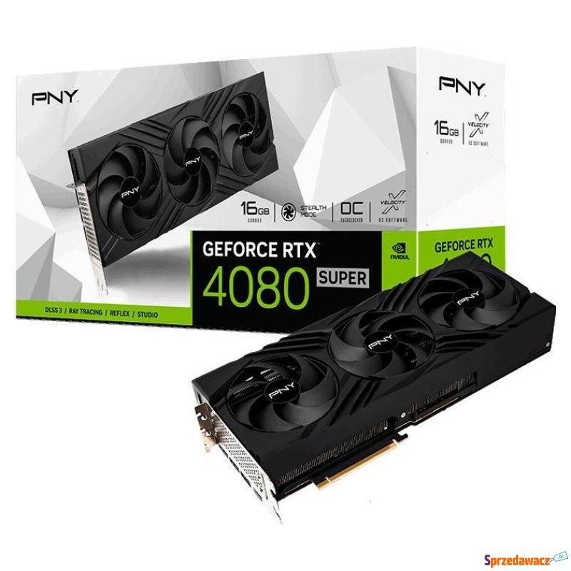 PNY GeForce RTX 4080 SUPER Verto Triple Fan OC... - Karty graficzne - Słupsk