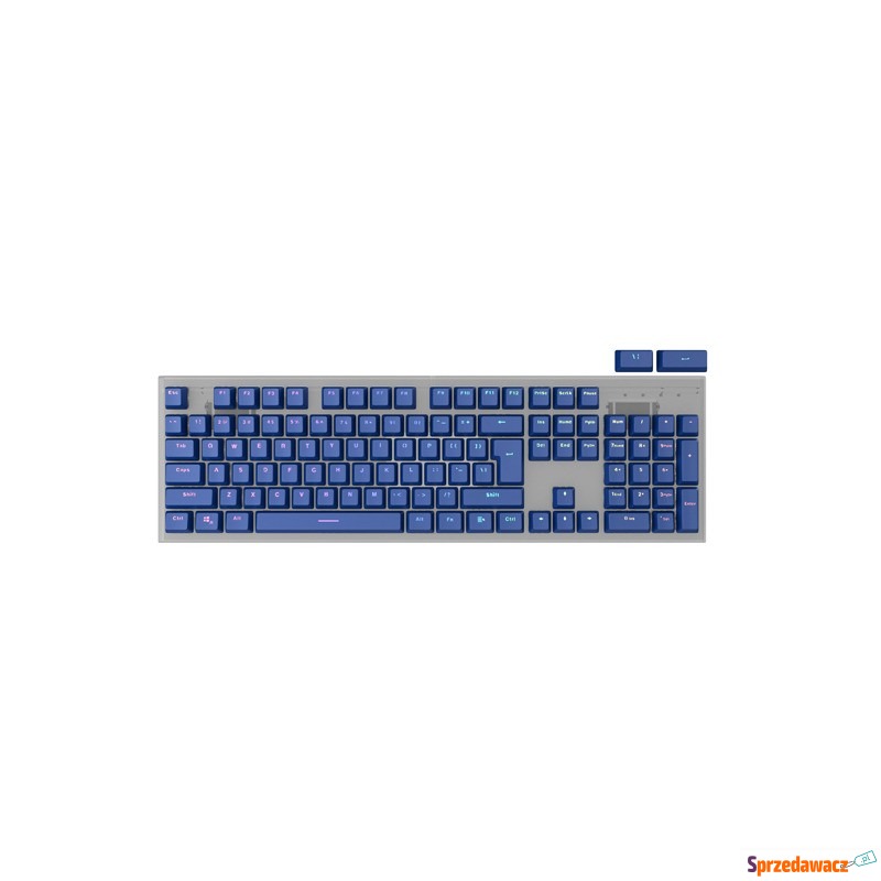 Genesis Lead 300 granatowe Double Shot Keycaps - Klawiatury - Włocławek