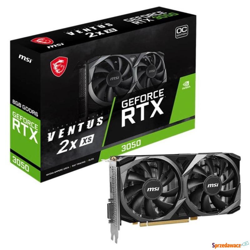 MSI GeForce RTX 3050 VENTUS 2X XS 8GB OC - Karty graficzne - Kielce