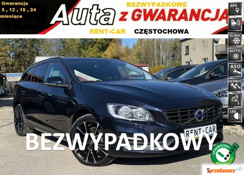 Volvo V60 - 2.0D2*120PS*OPŁACONY Bezwypadkowy... - Samochody osobowe - Częstochowa