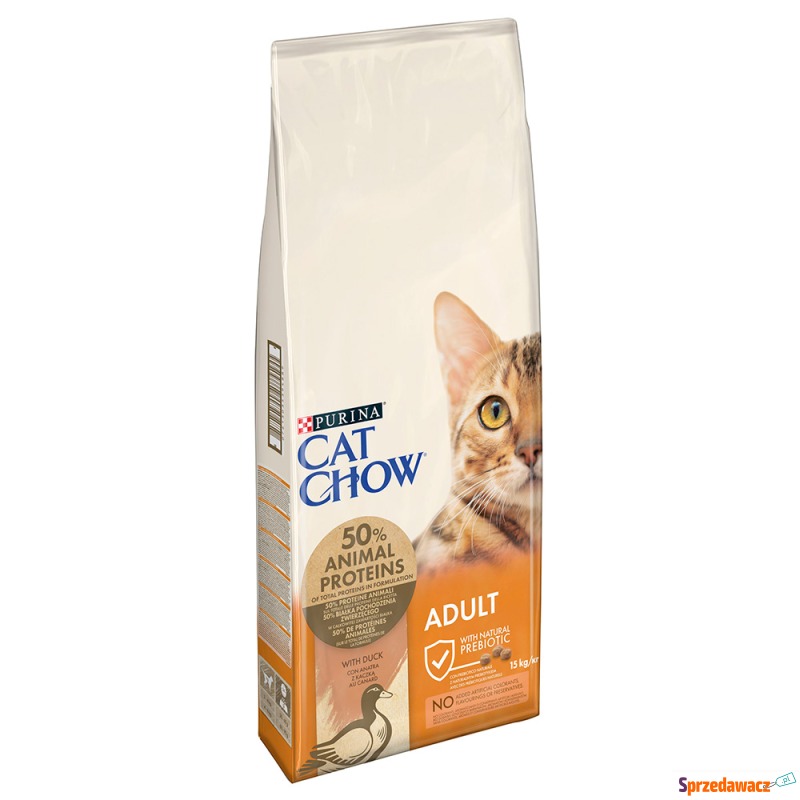 Purina Cat Chow Adult, kaczka - 15 kg - Karmy dla kotów - Wodzisław Śląski