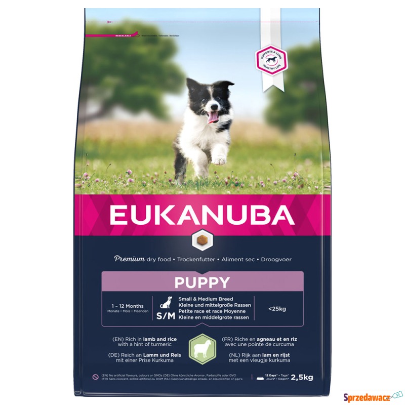 Eukanuba Puppy Small & Medium Breed, jagnięcina... - Karmy dla psów - Płock